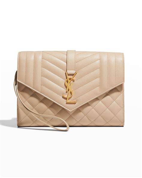 ysl envelope monogram|ysl envelope clutch.